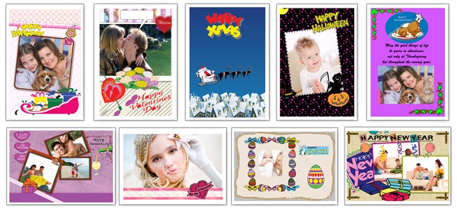 Software & Apps. Print Print. E-mail Email. close. KODAK EASYSHARE Software Free Cards. Take a closer look at all the greeting card templates available.