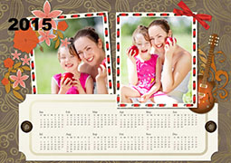 yearly printable photo calendar