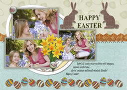 custom Easter greeting cards