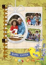personalized portrait Easter greeting cards
