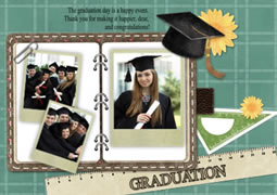 sending graduation greetings to schoolmates
