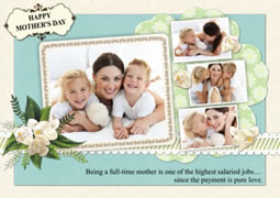 greeting card template for great Mother's Day