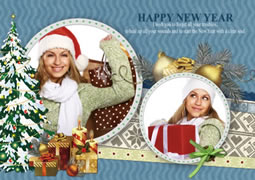 happy new year greeting cards for family
