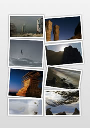 Make your own collage from the digital travel photos