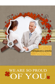 we are so proud of you congratulation card