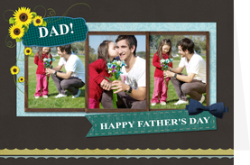 wonderful father's day card for gentle dad