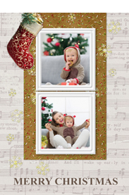 christmas stocking card template