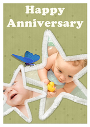 greeting card sample for anniversary
