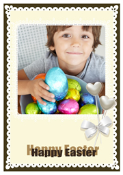 beautiful Easter greeting card