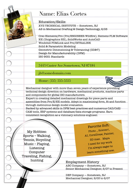 resume templates  u0026 samples  u2013 design resume from free