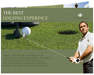 brochure for best golf experience