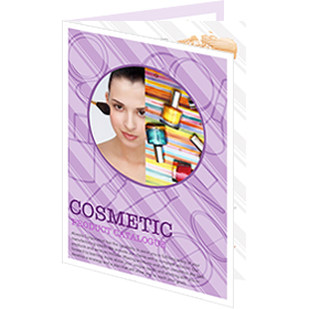 catalog template of popular cosmetic