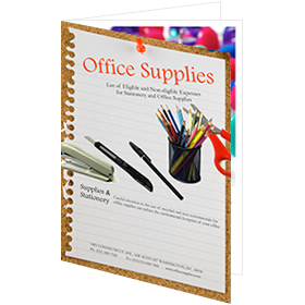 catalog template of practical office supplies