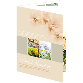 florist catalog template
