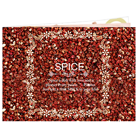 catalog template of hot spice