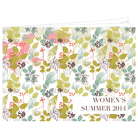 catalog template of women's summer 2014