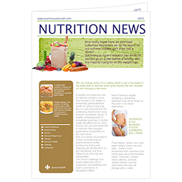 newsletter template of nutrition news