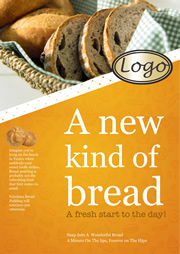 bread poster template