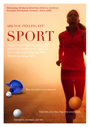 poster template of sport activity