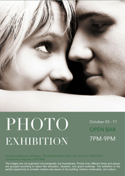 poster templates of photo exhibition