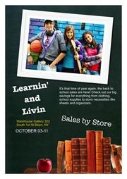 poster templates of learning and living