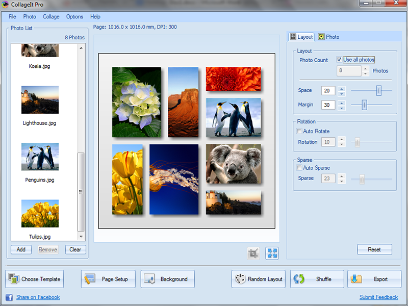 CollageIt screenshot