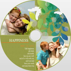 photo of mom on disk cover