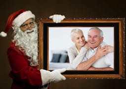 Santa Claus brings you a fun photo collage as gift