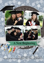 custom graduation invites and greeting card