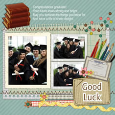 graduation scrapbook template