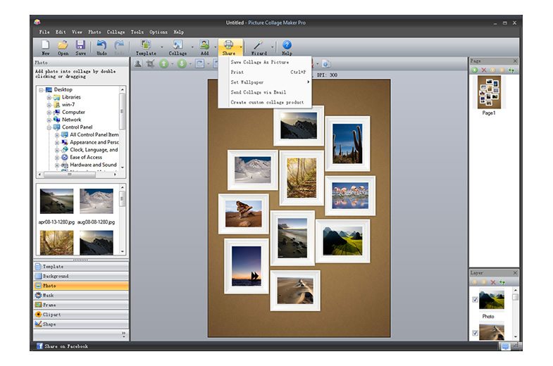 photo collage maker software free download for windows 7