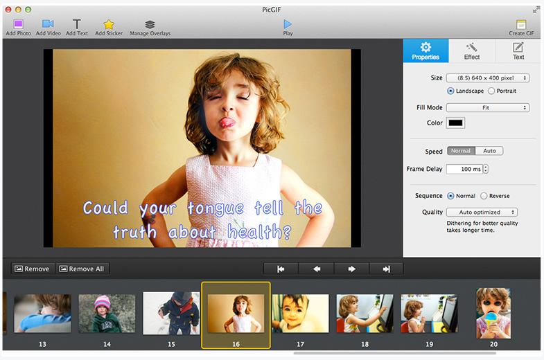 Quick GIF Maker for Making Animated GIFs with Ease - PicGIF for Mac