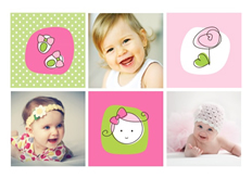 cute newborn baby template