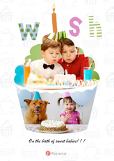 cake-shaped birthday card template