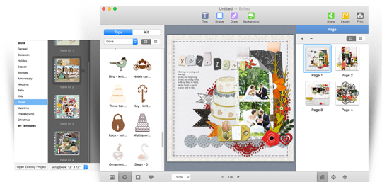 Scrapbook Crafter for Mac screenshot