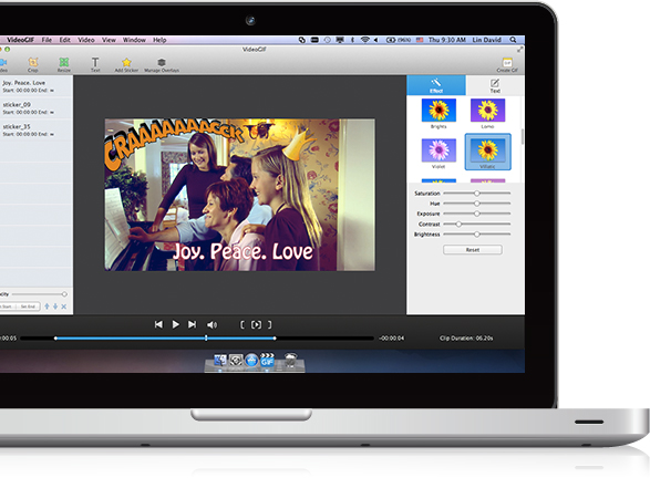 VideoGIF for Mac