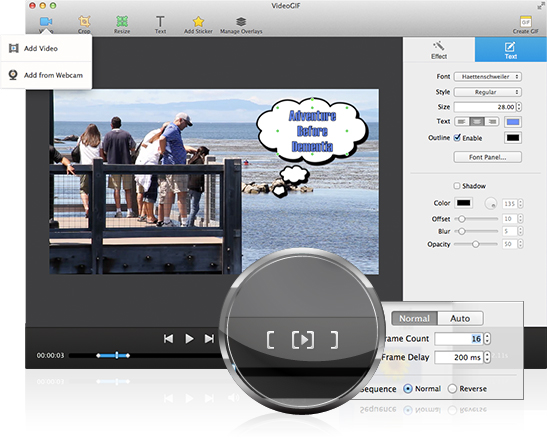 VideoGIF for Mac