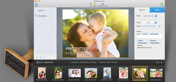 Watermark Plus for Mac screenshot