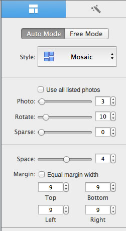 layout settings