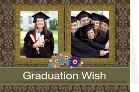 classic graduation card template