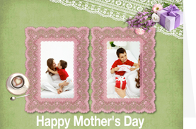 happy mother's day card template
