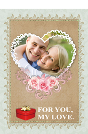 special valentine card for precious memory