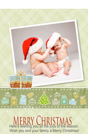 sweet christmas card template