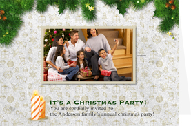 christmas party invitation card