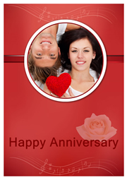 anniversary card template