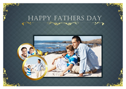 happy memories card with father
