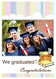 graduation card with congratulations