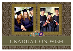 graduation wish card sample