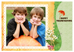 greeting card of Thanksgiving Day