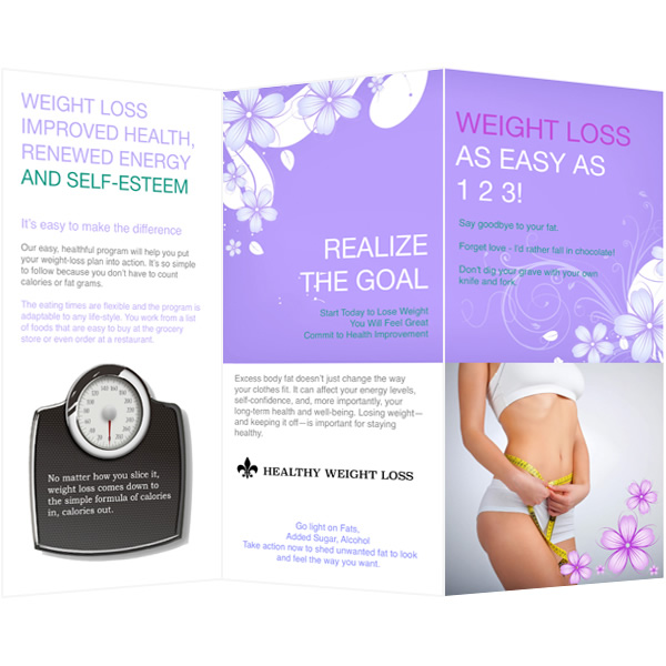 Weight Loss Brochure Templates Free